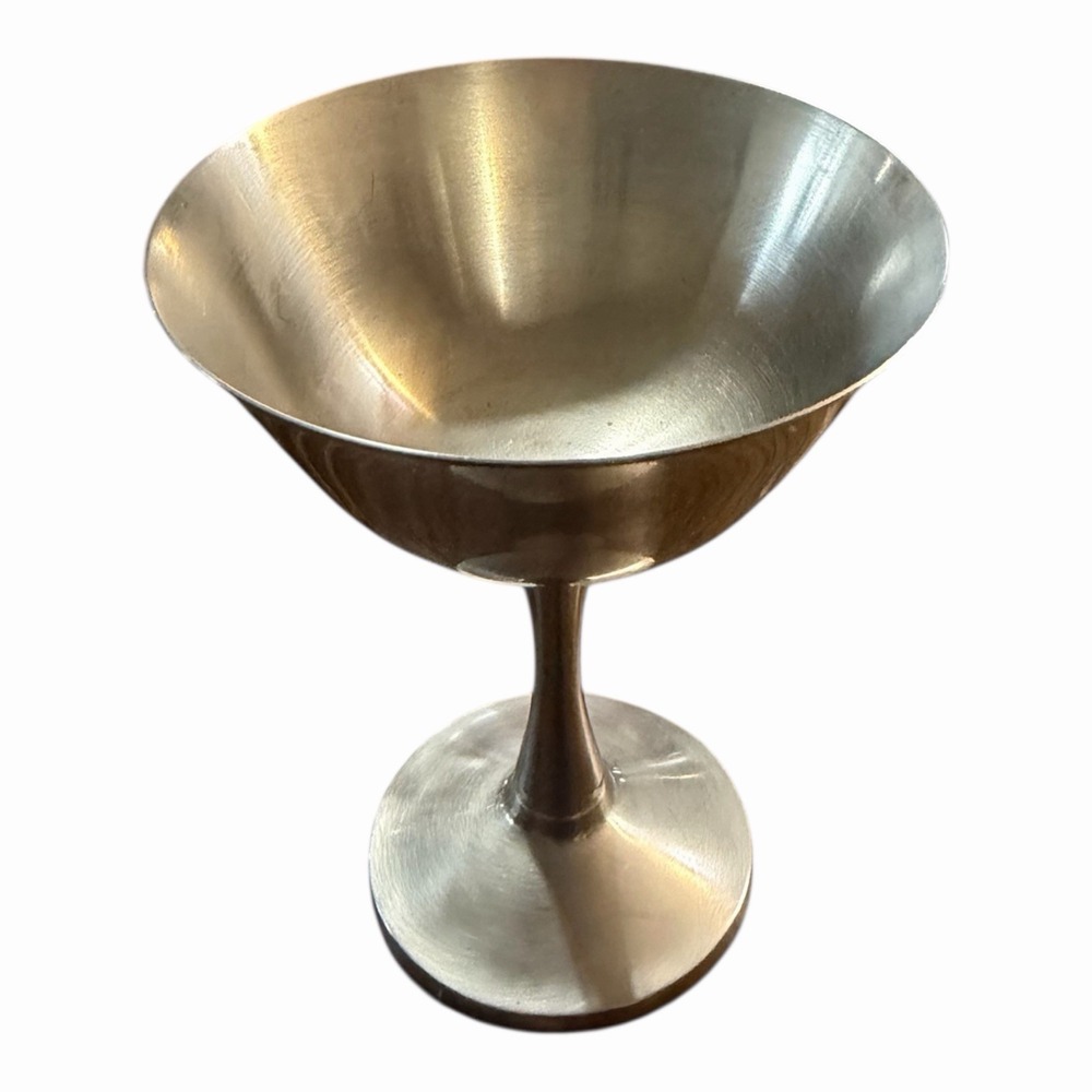 Vintage Salem Portugal Silver Plated Sherbet/Champagne Goblets 4-3/4"